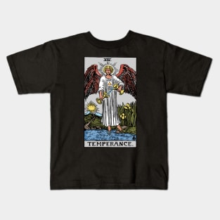 Temperance Tarot Card Rider Waite Kids T-Shirt